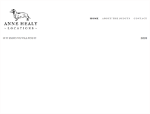 Tablet Screenshot of healylocations.com